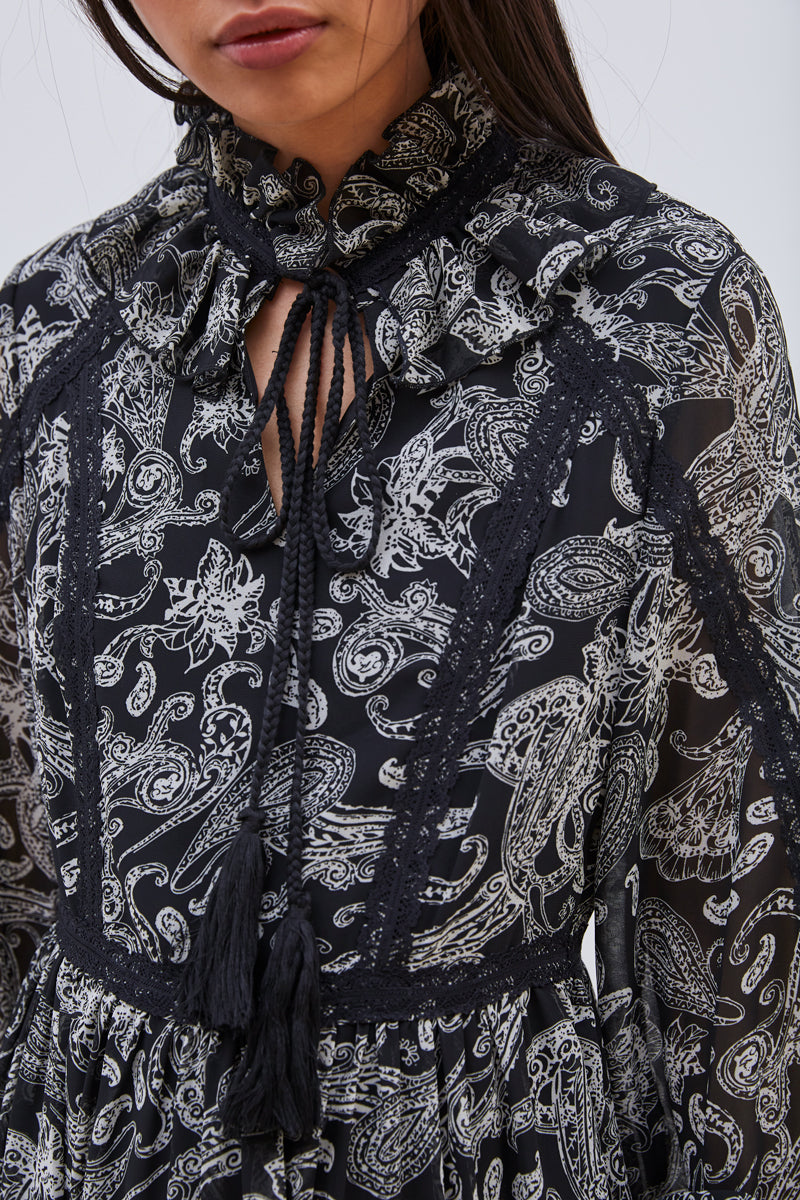 ROBE IMPRIMÉ CACHEMIRE