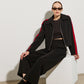 Satin Sleeveless Blazer