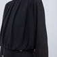 ROBE À BOUTONS NOIR