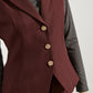 Satin Sleeveless Blazer