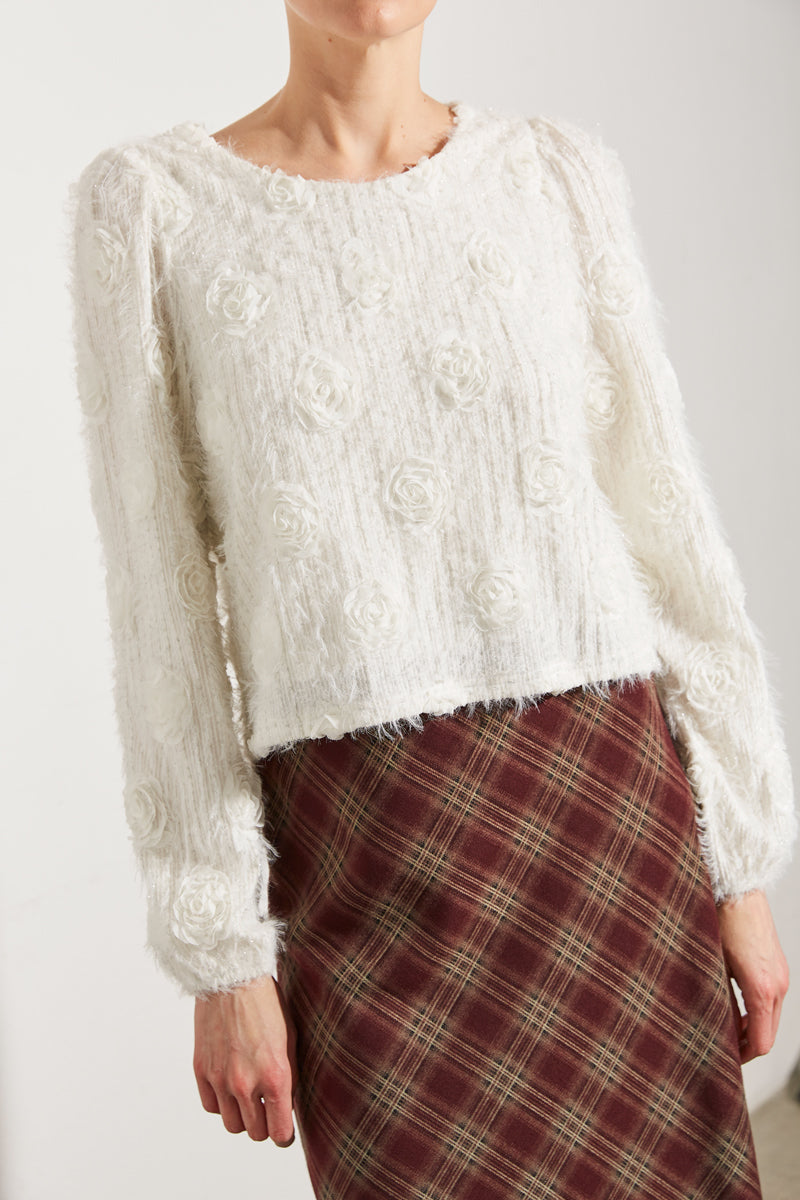 TOP WITH SPARKLING POLKA DOTS