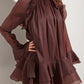ROBE À VOLANT