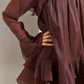ROBE À VOLANT