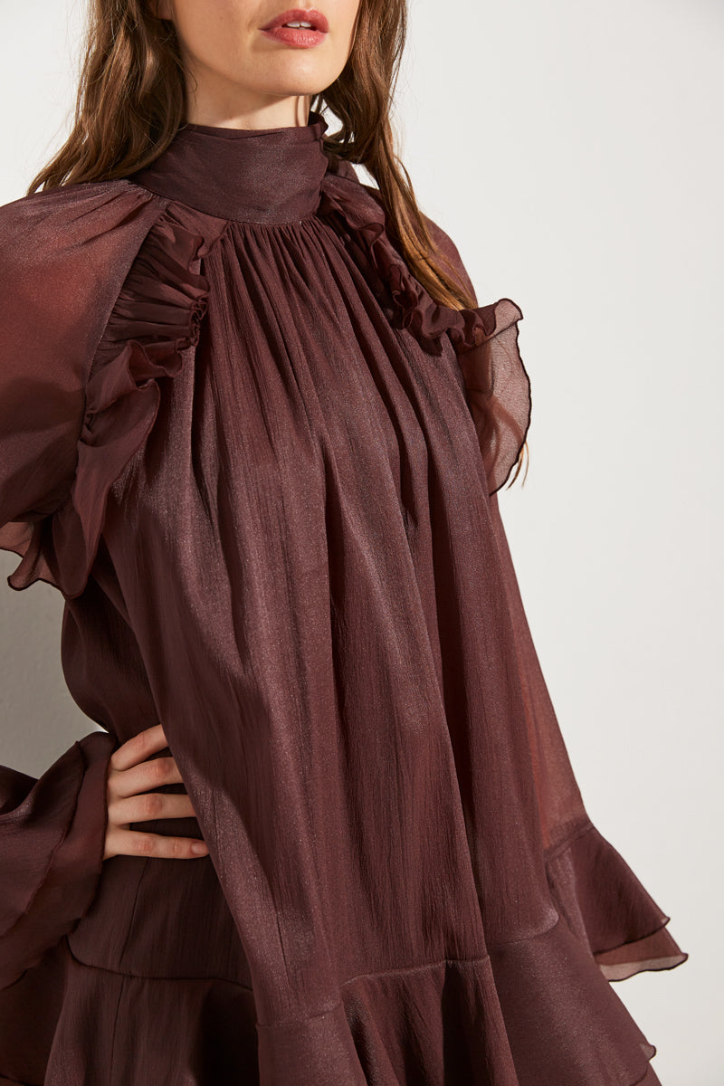 ROBE À VOLANT