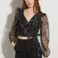 TOP WITH SPARKLING POLKA DOTS