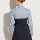 ROBE BI MATIERE A RAYURES