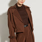 Satin Sleeveless Blazer