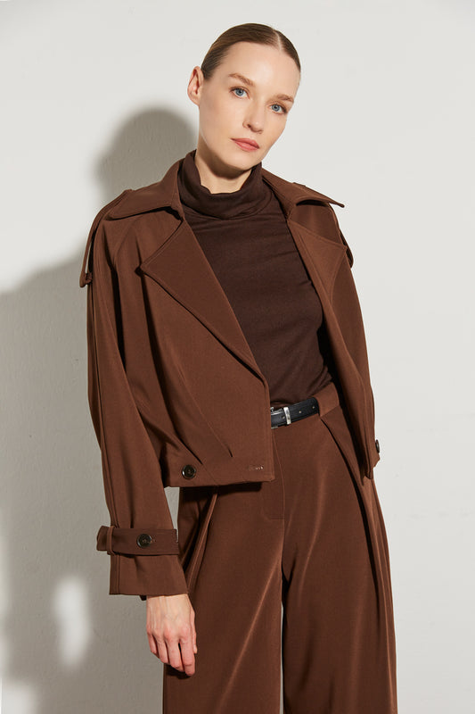 Satin Sleeveless Blazer