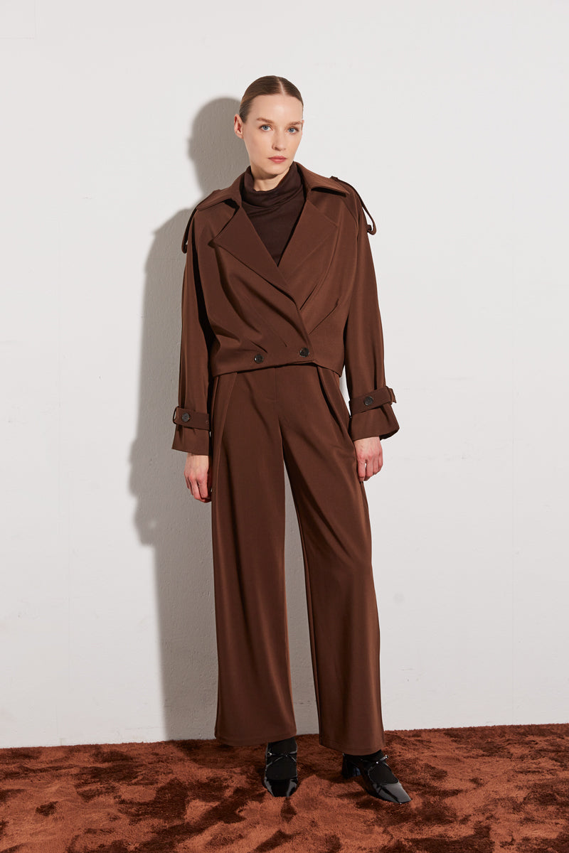 Satin Sleeveless Blazer