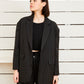 BLAZER OVERSIZE À RAYURES