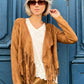 Satin Sleeveless Blazer