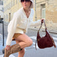 Satin Sleeveless Blazer