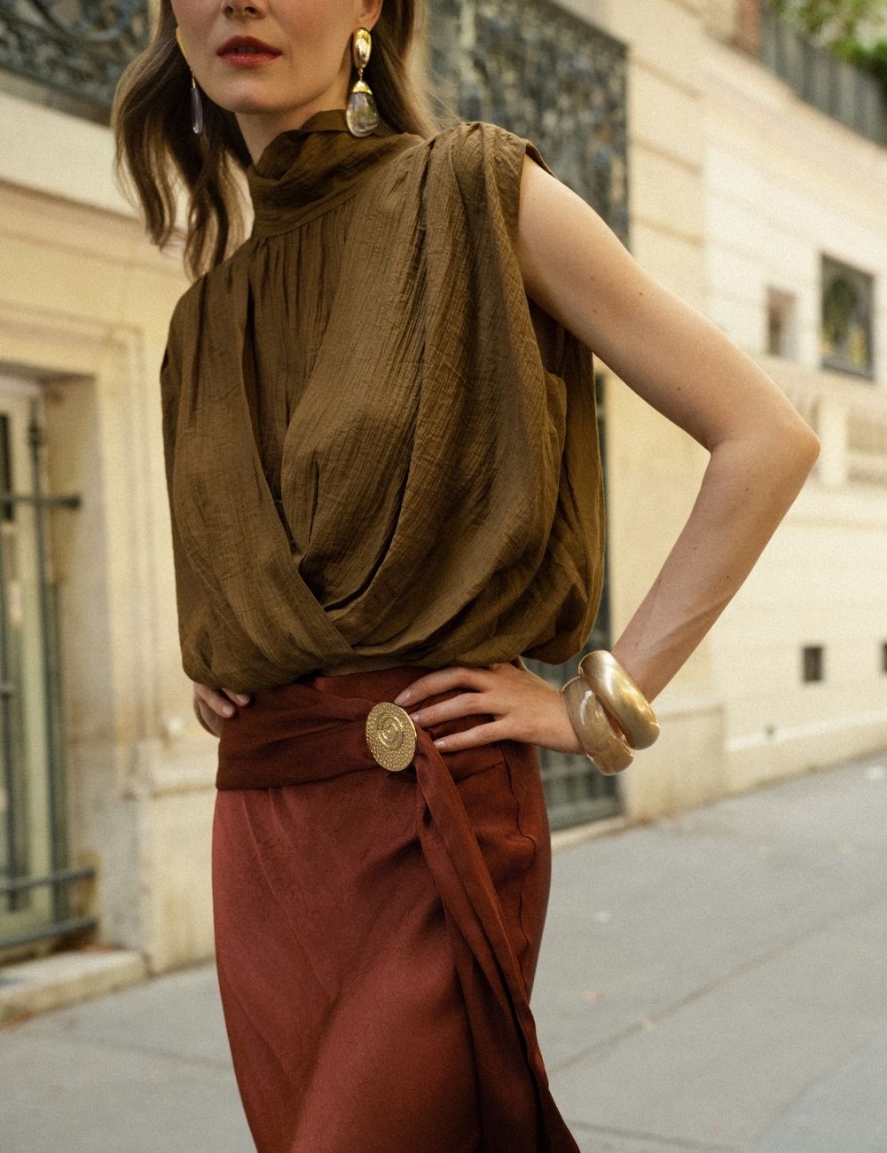 Top Cloé - olive