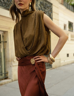 Top Cloé - olive