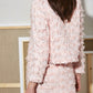 VESTE EN TWEED ROSE