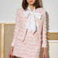 VESTE EN TWEED ROSE