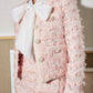 VESTE EN TWEED ROSE