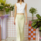 PREMIUM SATIN GREEN SKIRT