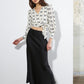 PREMIUM SATIN BLACK SKIRT