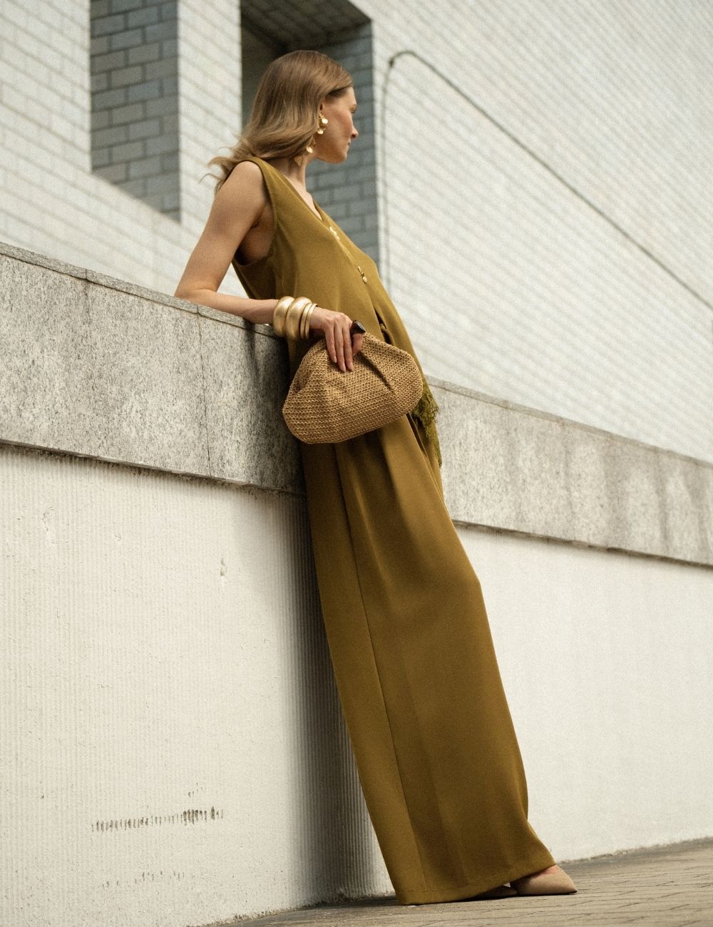 Pantalon Talia  - khaki