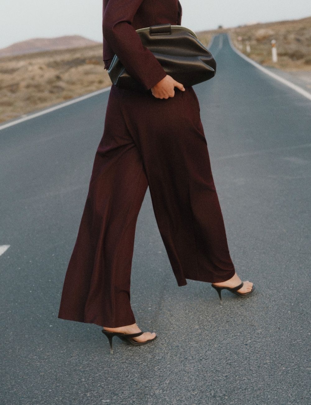 Pantalon Maëlle - prune