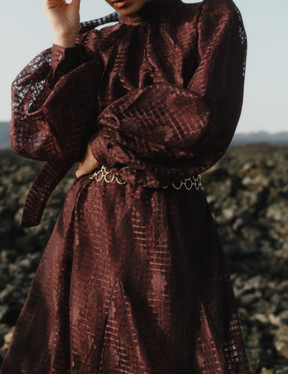 Robe Léonie - plum