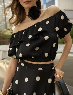 Top Elena -  noir