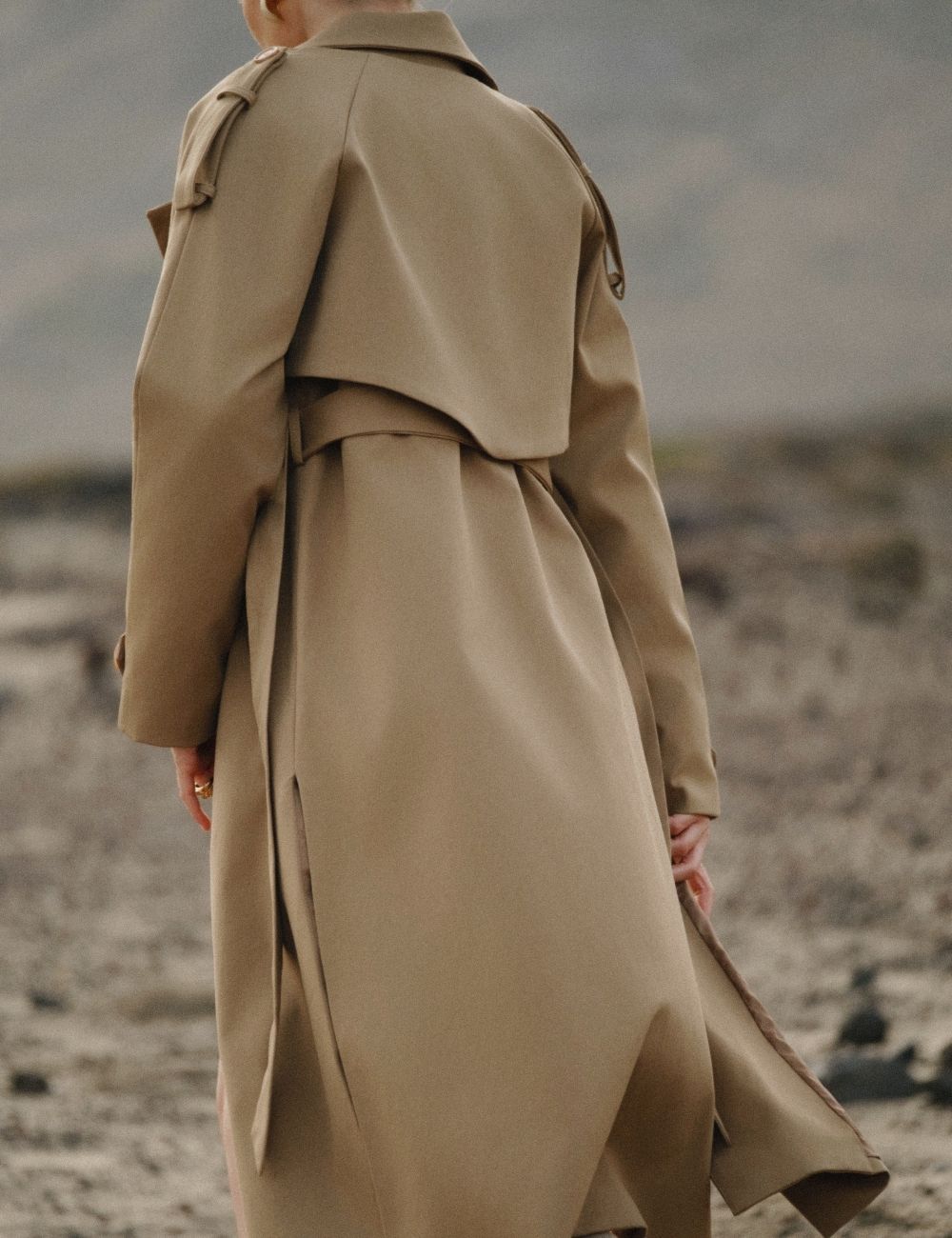 Amalia Trench Coat - Beige