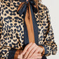 CHEMISE LEOPARD MARINE