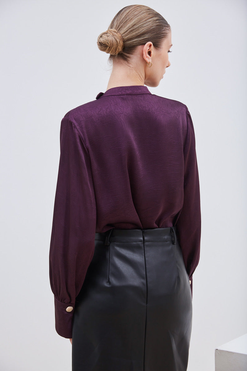 TOP A COL DRAPE