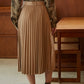 PINK SATIN SKIRT