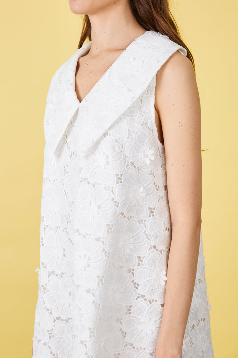 SEQUINED FLOWER DRESS