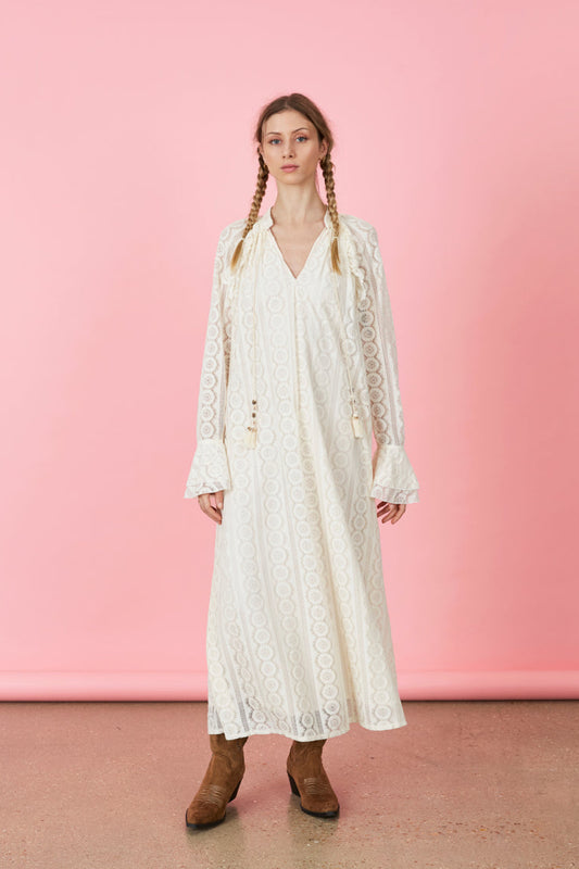 SEQUINED FLOWER DRESS