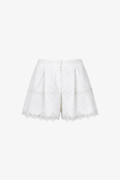 Short Blanche Fleur - blanc