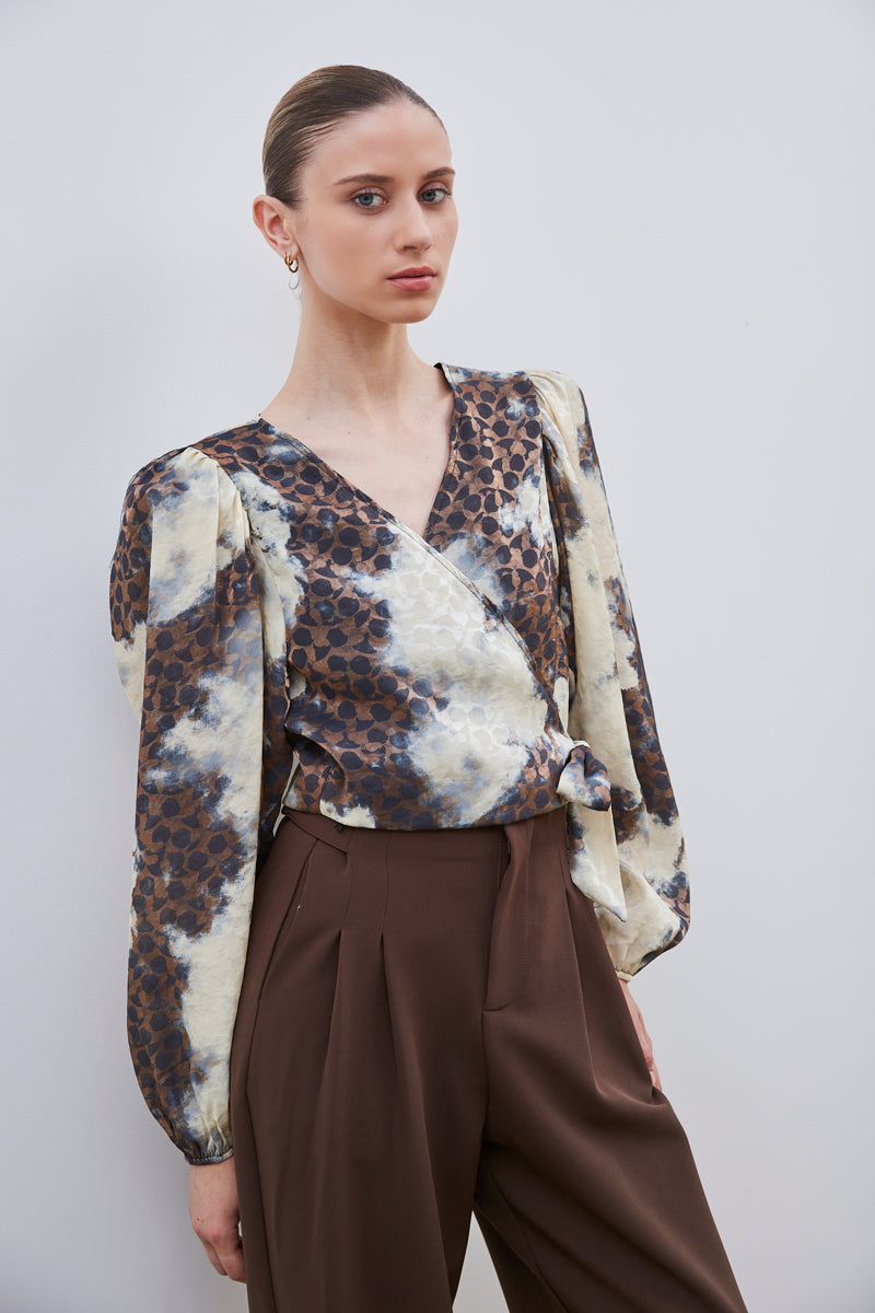 TOP CACHE-COEUR IMPRIMÉ