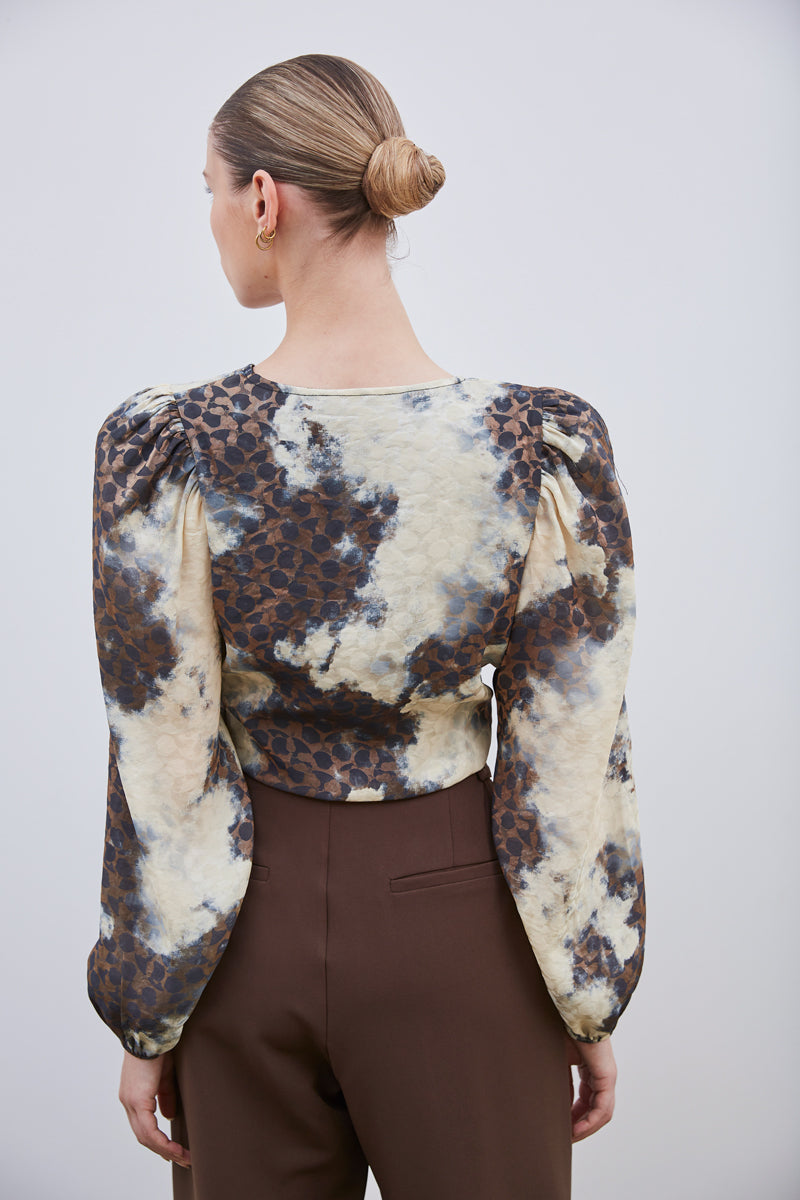 TOP CACHE-COEUR IMPRIMÉ