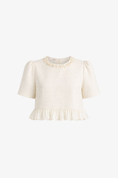 Top Juliette -  blanc