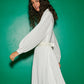 ROBE CACHE COEUR PLISSÉE