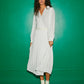 ROBE CACHE COEUR PLISSÉE