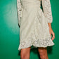 ROBE CACHE COEUR EN DENTELLE