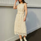 ROBE DENTELLE SANS MANCHES