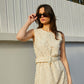 ROBE DENTELLE SANS MANCHES